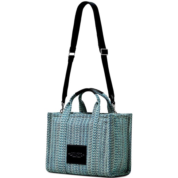 NWT MARC JACOBS The Monogram Washed Denim Medium Tote Bag🥰 - Picture 7 of 10